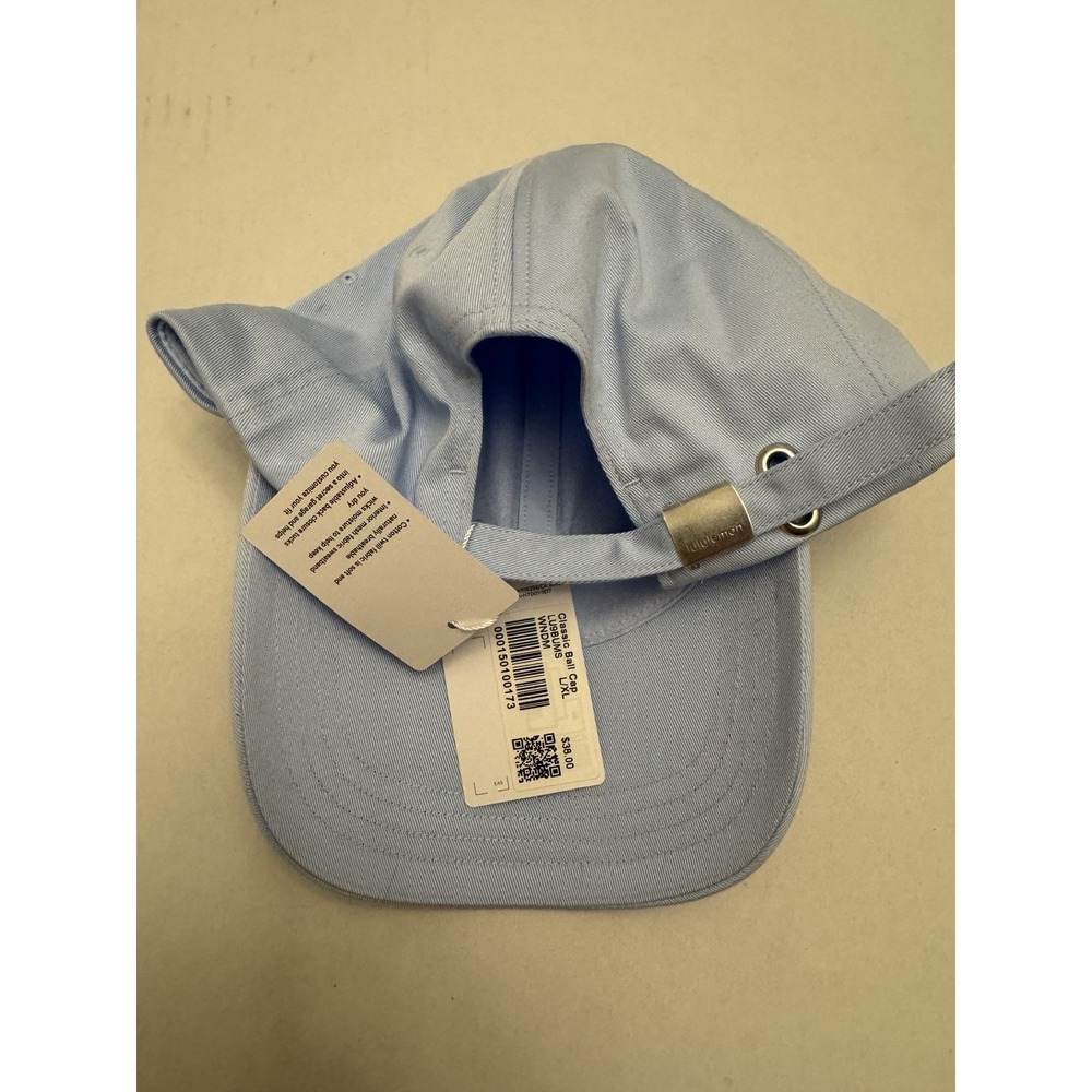 Lululemon Classic Ball Cap Adjustable Hat NWT Size L/XL LU9BUMS Light Blue - Picture 2 of 4